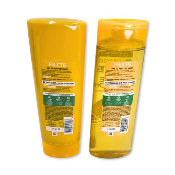 GARNIER Fructis Triple Nutrition Avocado Oil Shampoo & Conditioner Set New - Picture 3 of 4